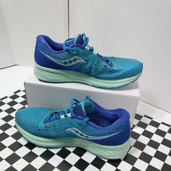 Saucony Womens Breakthru 3 S10358-1 Blue Running Shoes Sneakers Size 8.5 - Picture 2 of 9